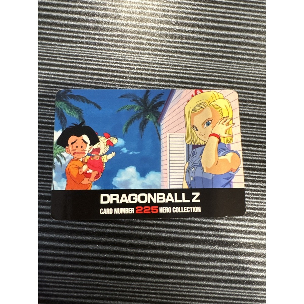Dragon Ball Z DBZ Hero Collection 2 2001 Artbox Card 225 Android 18 Gohan